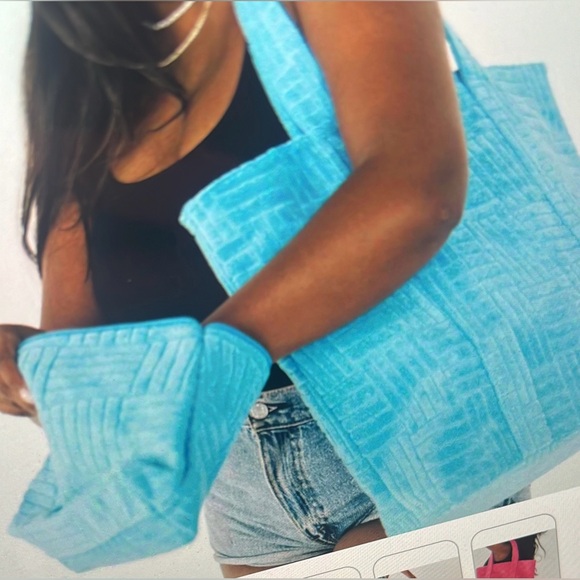 Brand New Terry Cloth Tote - Picture 1 of 1